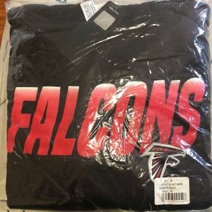 All black Men’s Atlanta Falcons Pullover Hoodie